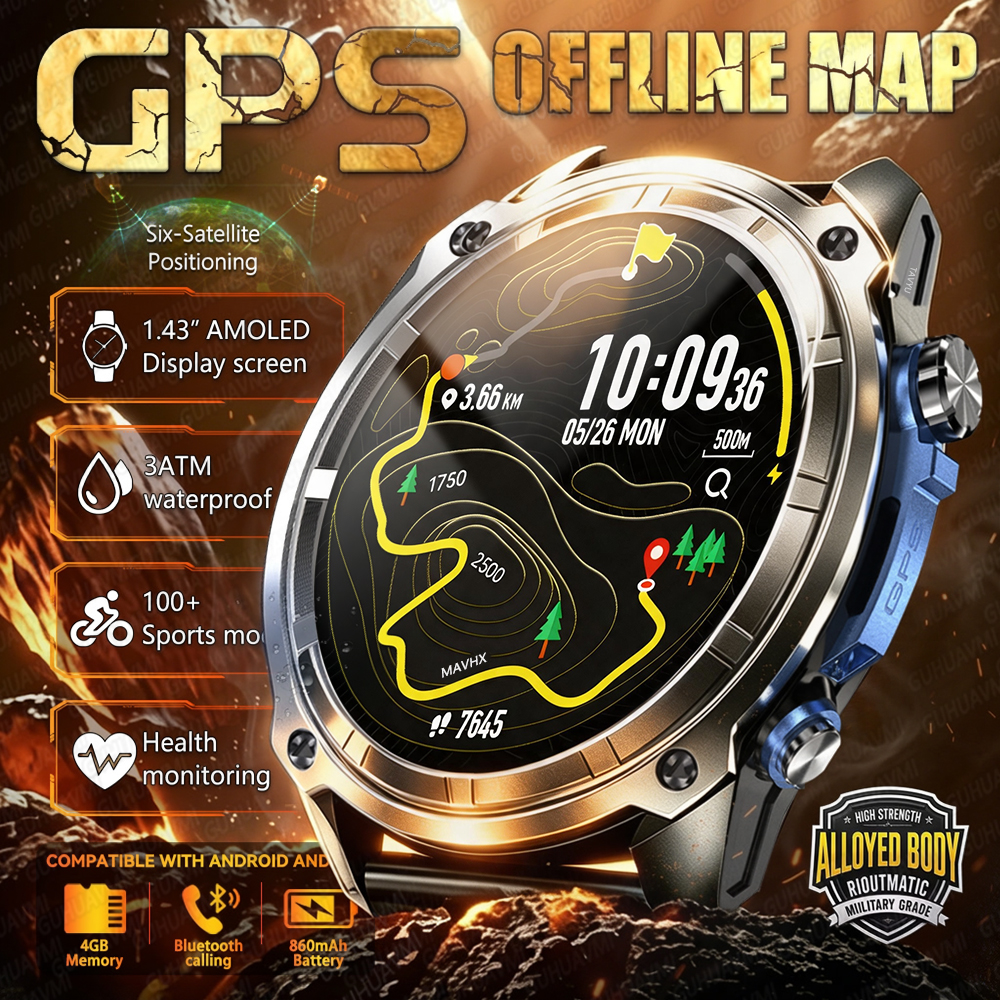 Outdoor Power Meter - 2026New TANK PRO Military GPS Smart