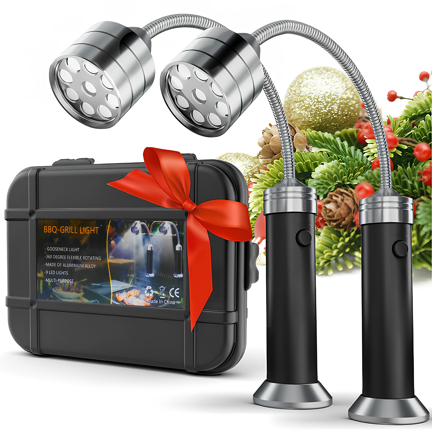 Outdoor Power Grill - 2 Pack Barbecue Grill Light |