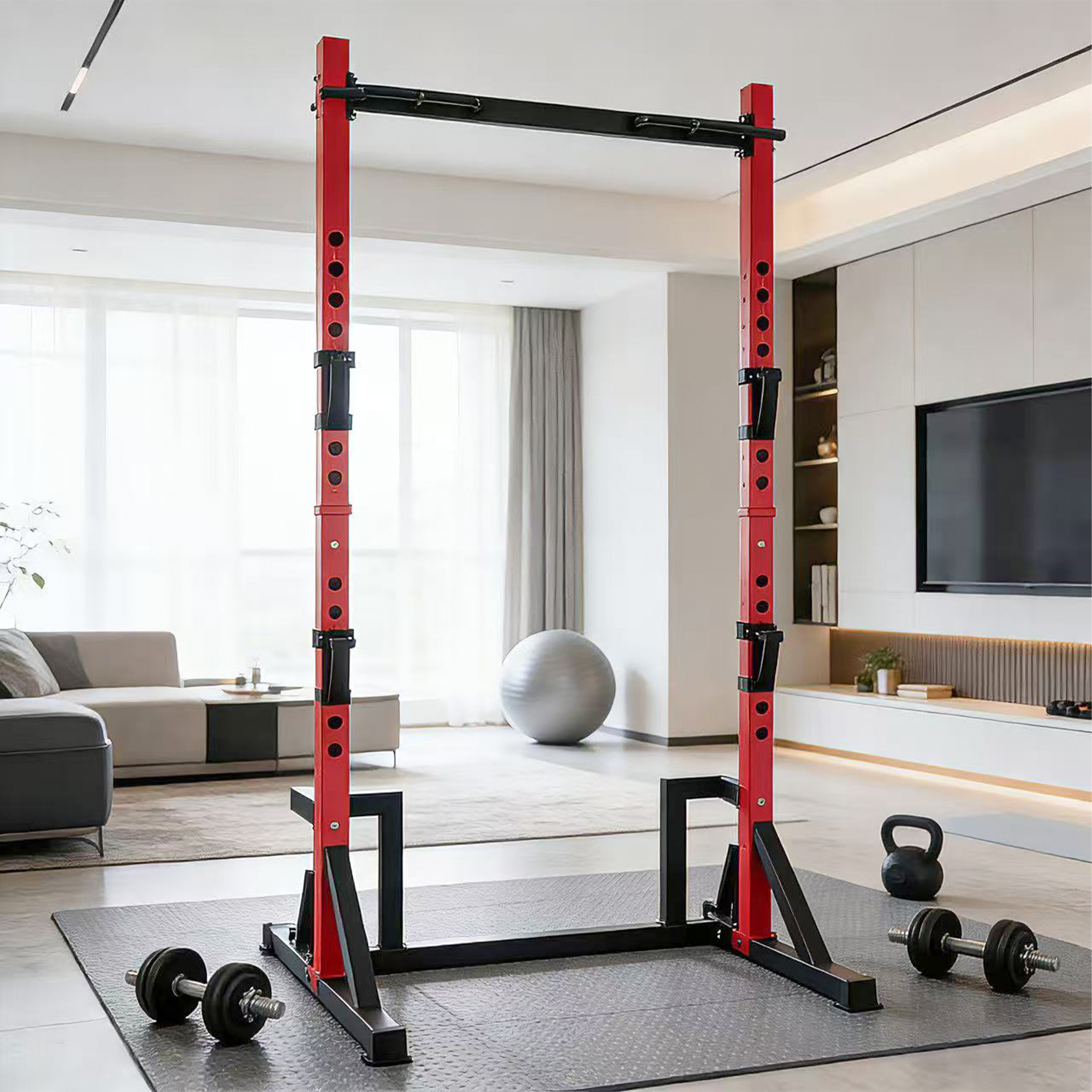 KERDOM Multifunction Power Rac - Outdoor Power Rack ulasan dan harga
