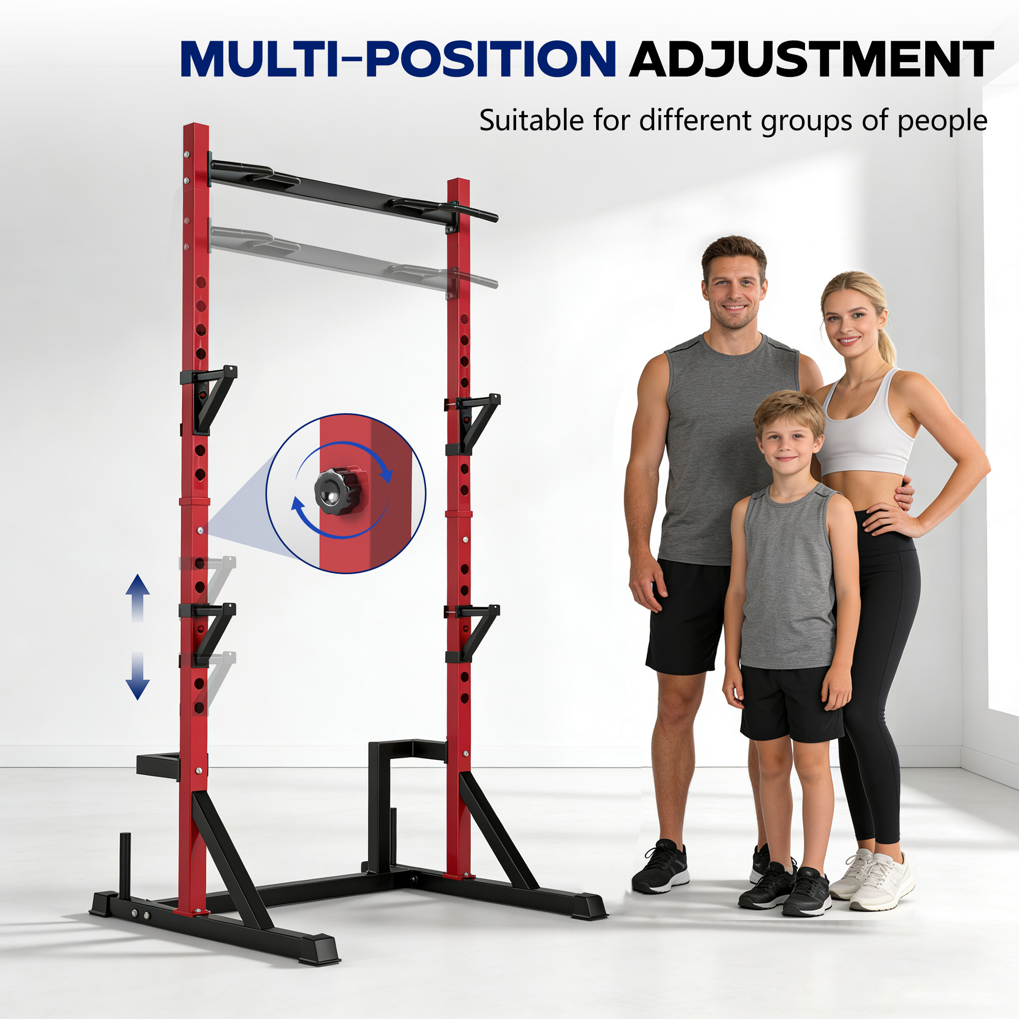 KERDOM Multifunction Power Rac - Outdoor Power Rack ulasan dan harga