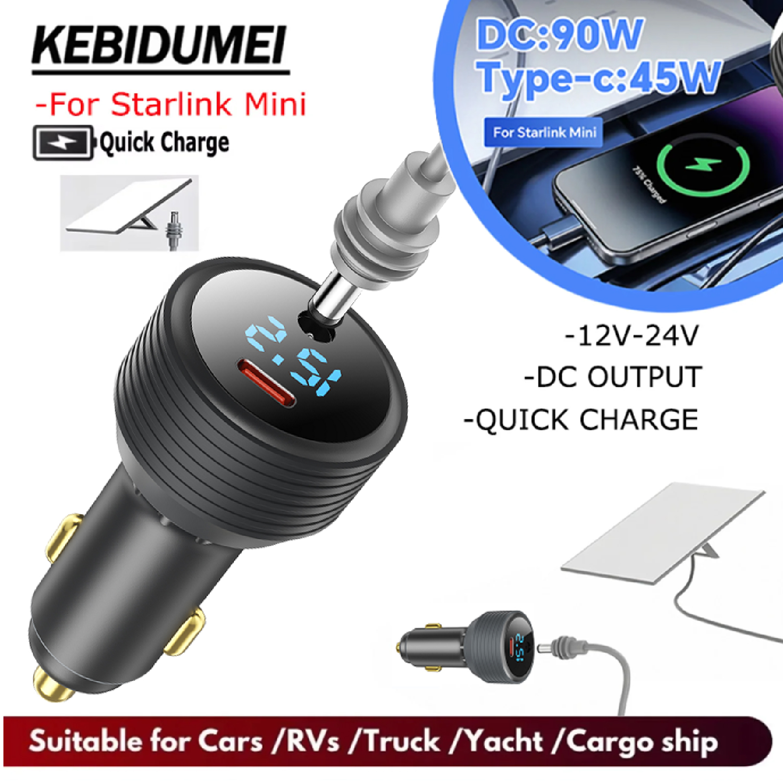 For Starlink MINI To DC Cable  - Outdoor Power Outlet Extension ulasan dan harga