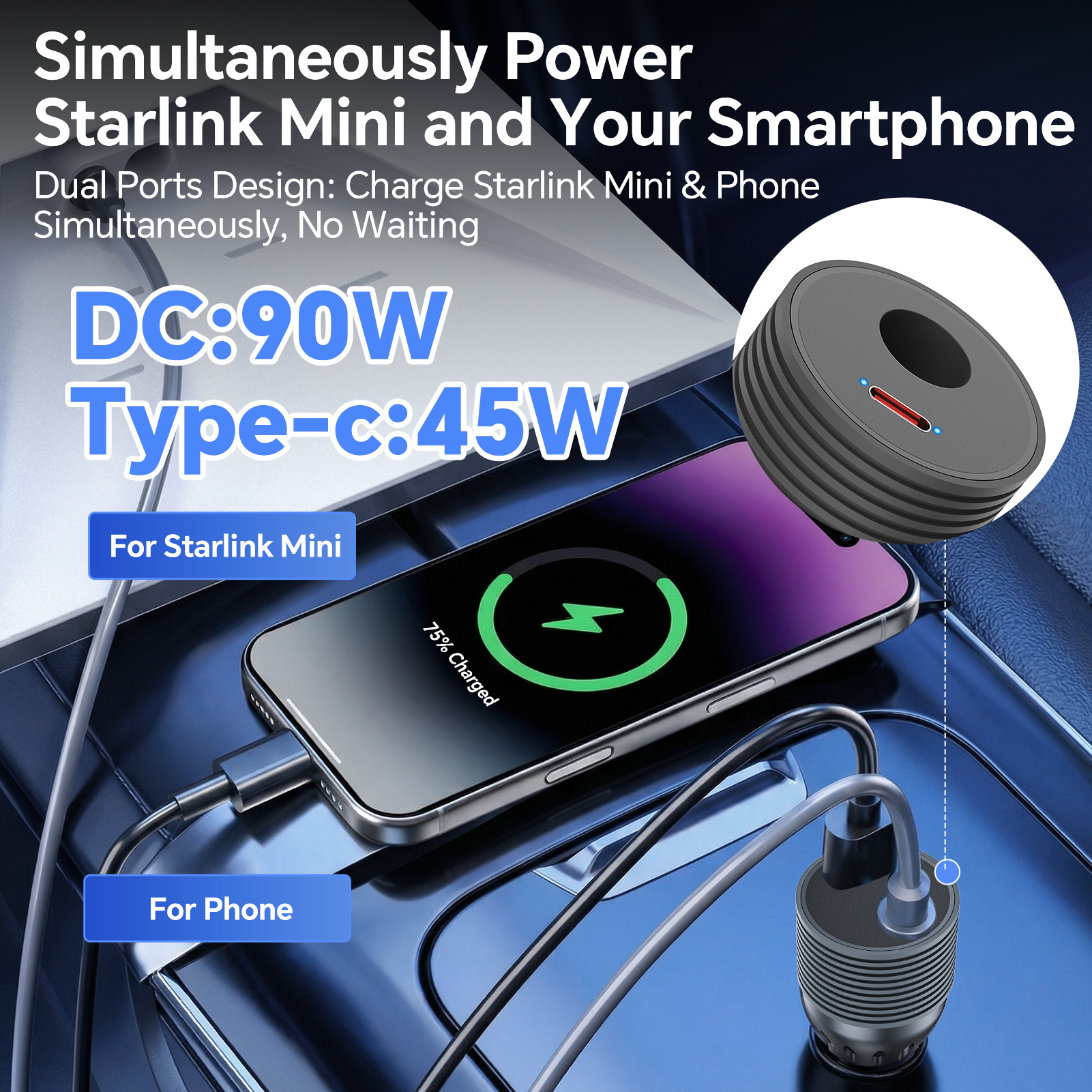 For Starlink MINI To DC Cable  - Outdoor Power Outlet Extension ulasan dan harga