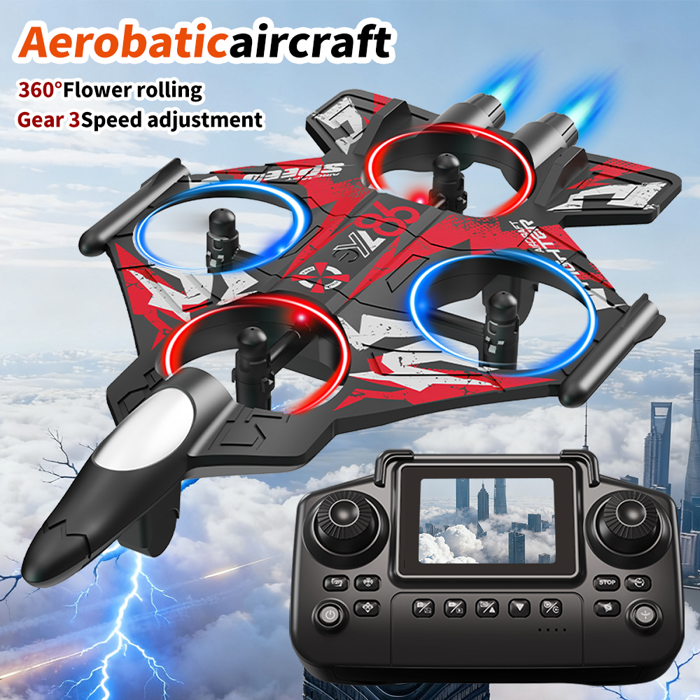 Fighter Jet Drone With Screen  - Outdoor Power Meter ulasan dan harga