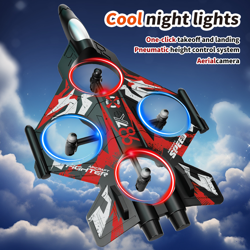 Fighter Jet Drone With Screen  - Outdoor Power Meter ulasan dan harga