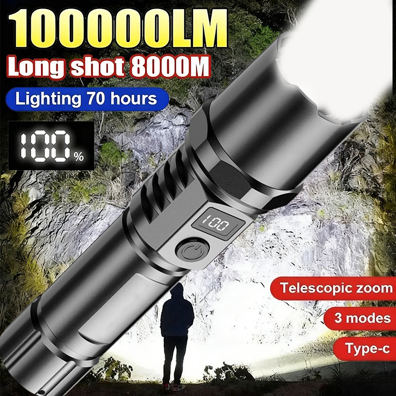 Powerful Led Handheld Flashlig - Outdoor Power For Camping ulasan dan harga