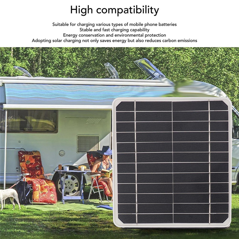 Waterproof Solar Panel Kit 20W - Outdoor Power Rack ulasan dan harga