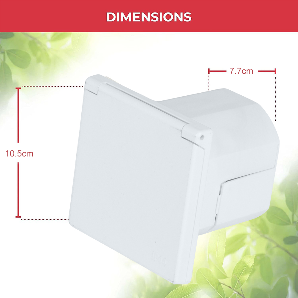 RVs Power Supply Plug 230V 16A - Outdoor Power Outlet Extension ulasan dan harga