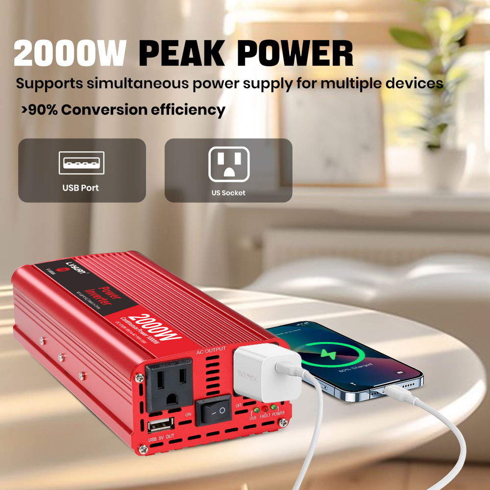 Car Inverter DC12V AC110V 1500 - Outdoor Power Outlet Extension ulasan dan harga
