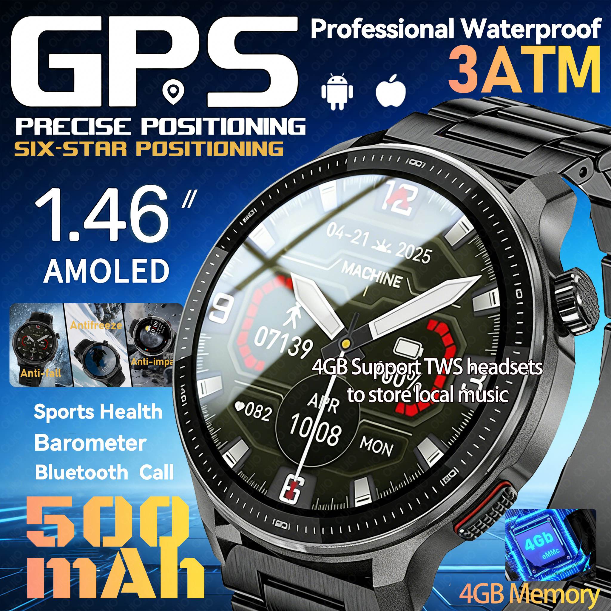 2026 New GPS Smart Watch Super - Outdoor Power Meter ulasan dan harga