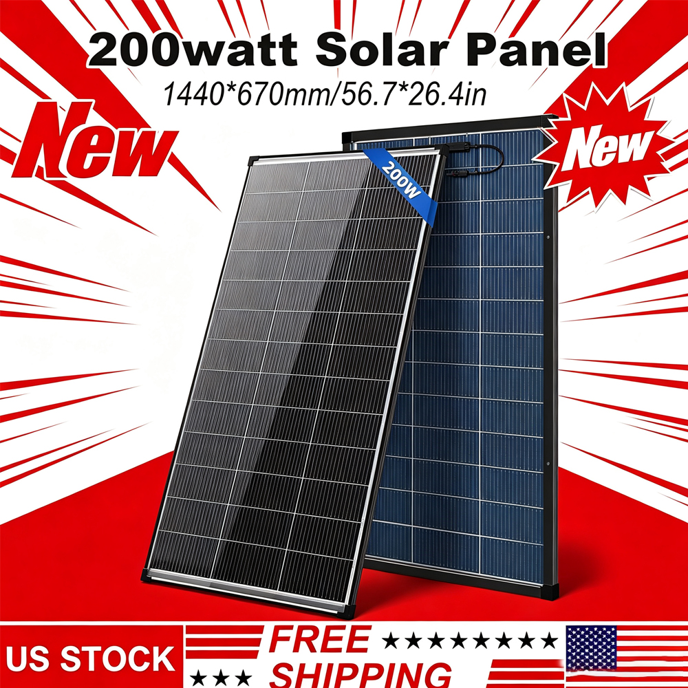 200 Watt N-Type Bifacial Solar - Outdoor Power Module ulasan dan harga