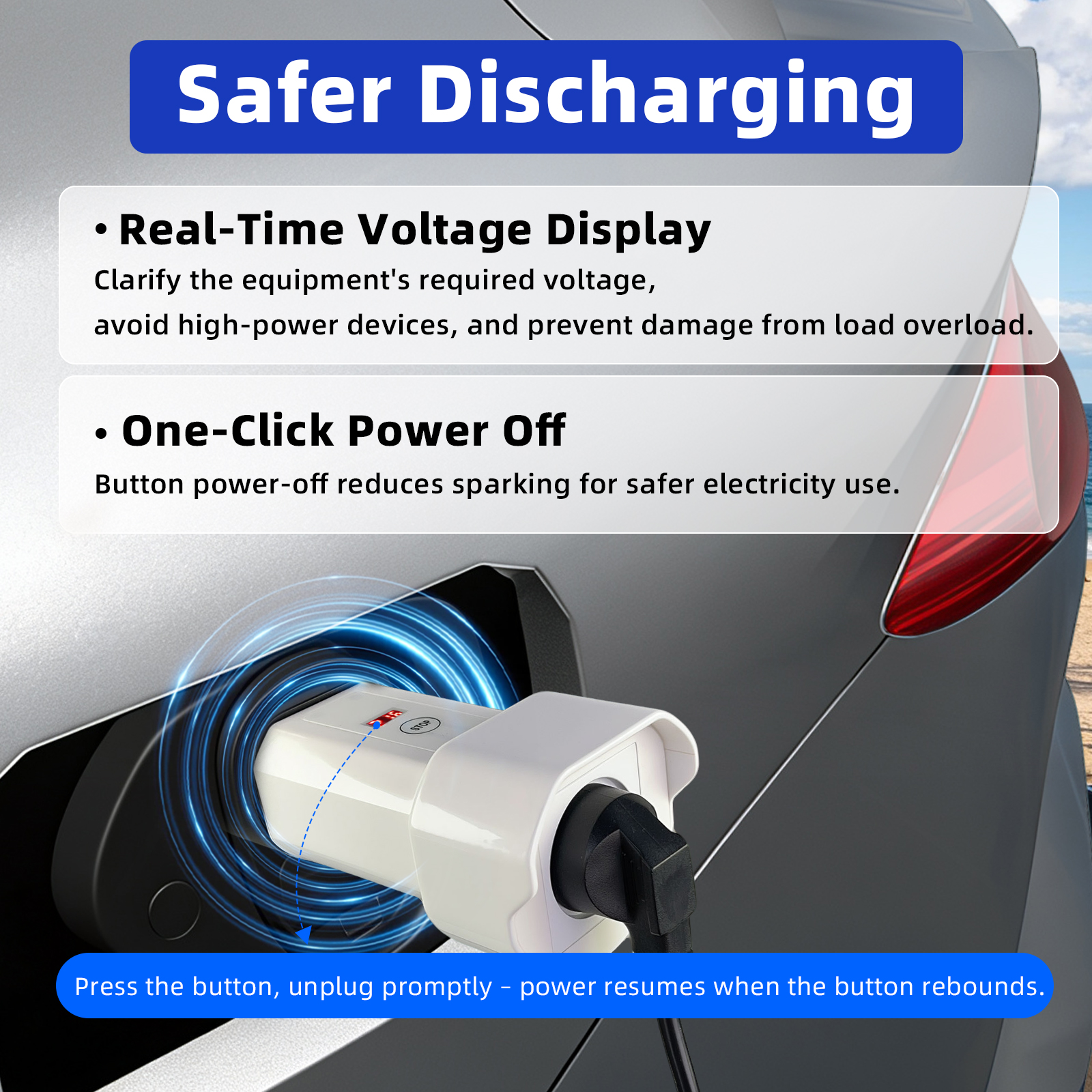 V2L Type2 Discharger Adapter 1 - Outdoor Power Outlet Extension ulasan dan harga