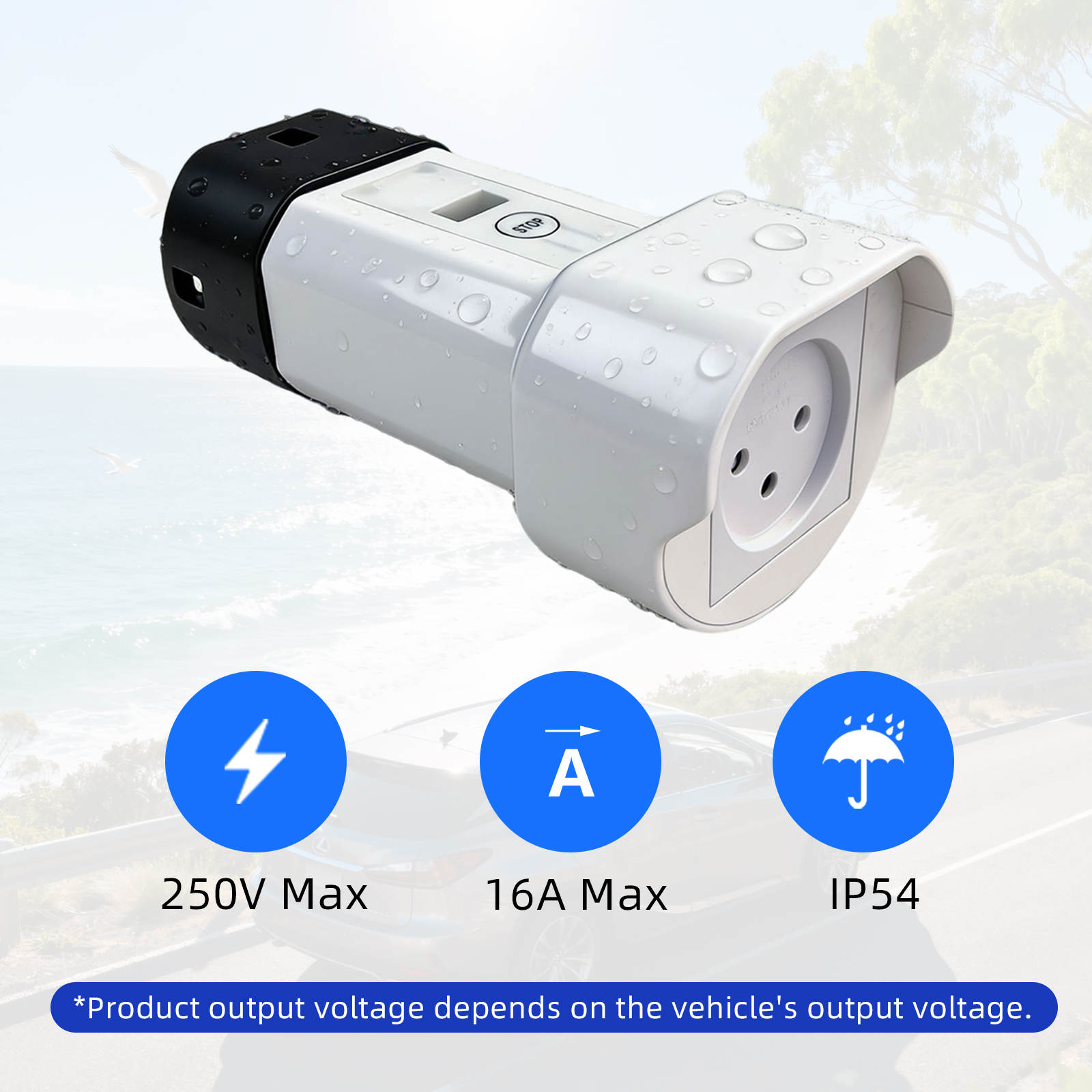 V2L Type2 Discharger Adapter 1 - Outdoor Power Outlet Extension ulasan dan harga
