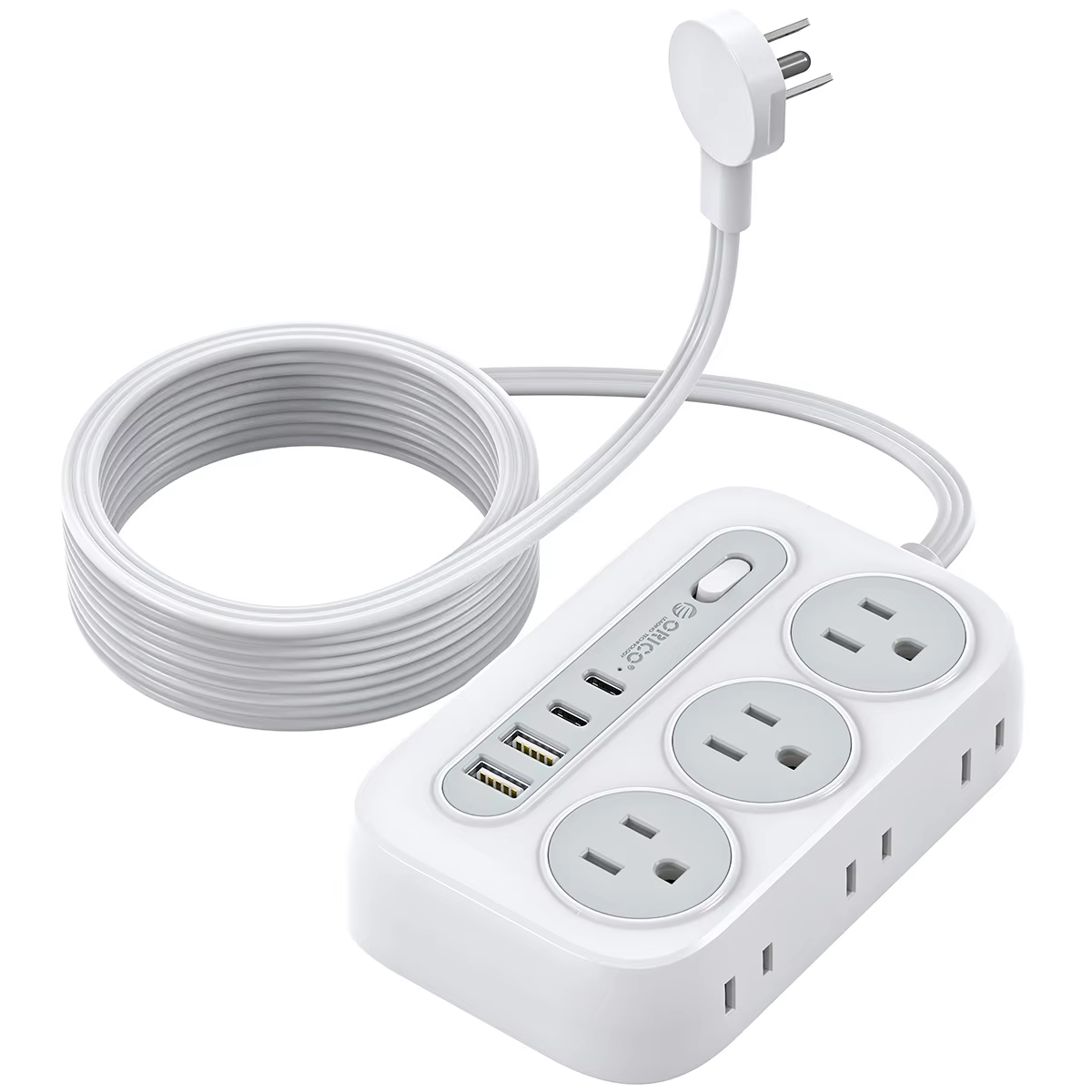 ORICO Power Strip 6 AC Outlets - Outdoor Power Outlet Extension ulasan dan harga