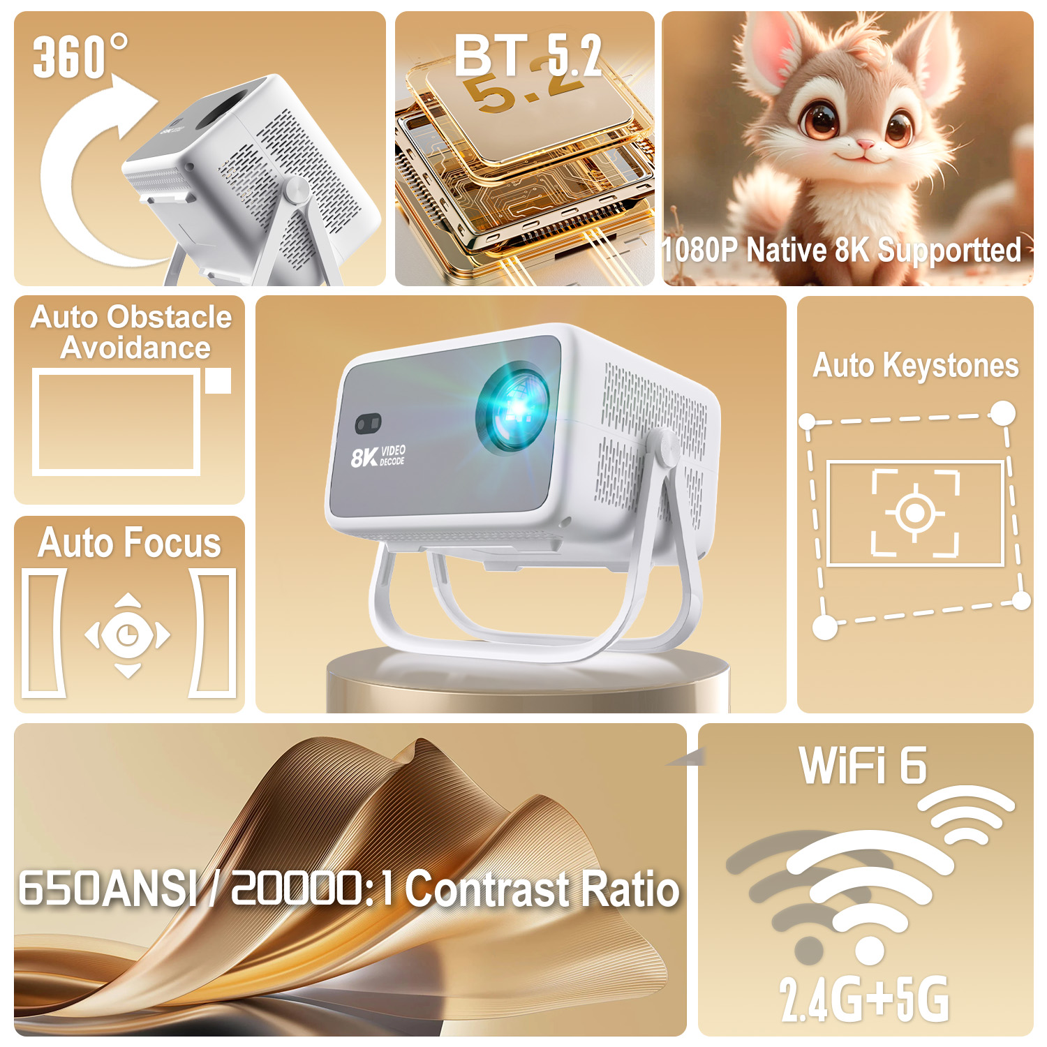 Velec New Projector 8K Video D - Outdoor Power Module ulasan dan harga
