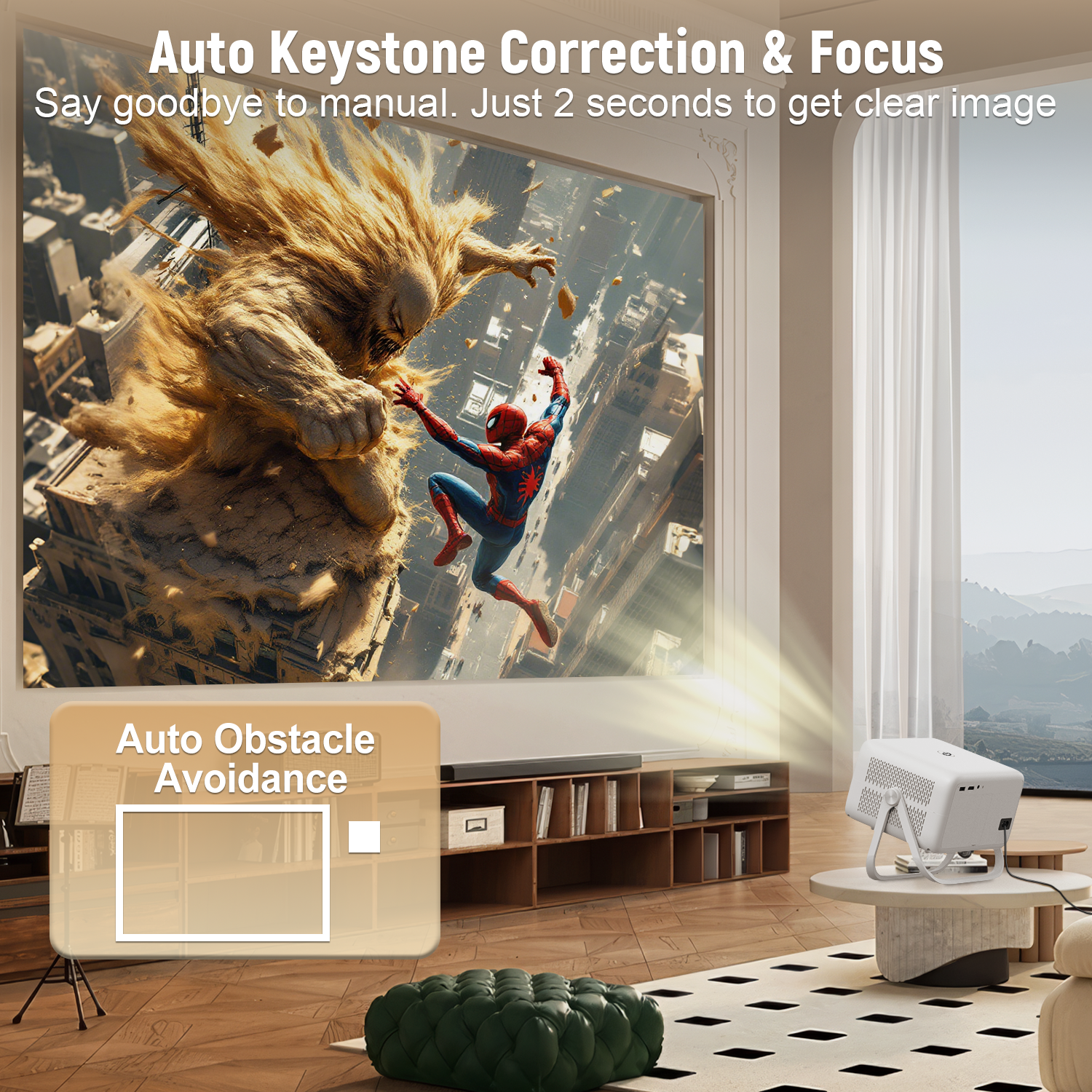 Velec New Projector 8K Video D - Outdoor Power Module ulasan dan harga
