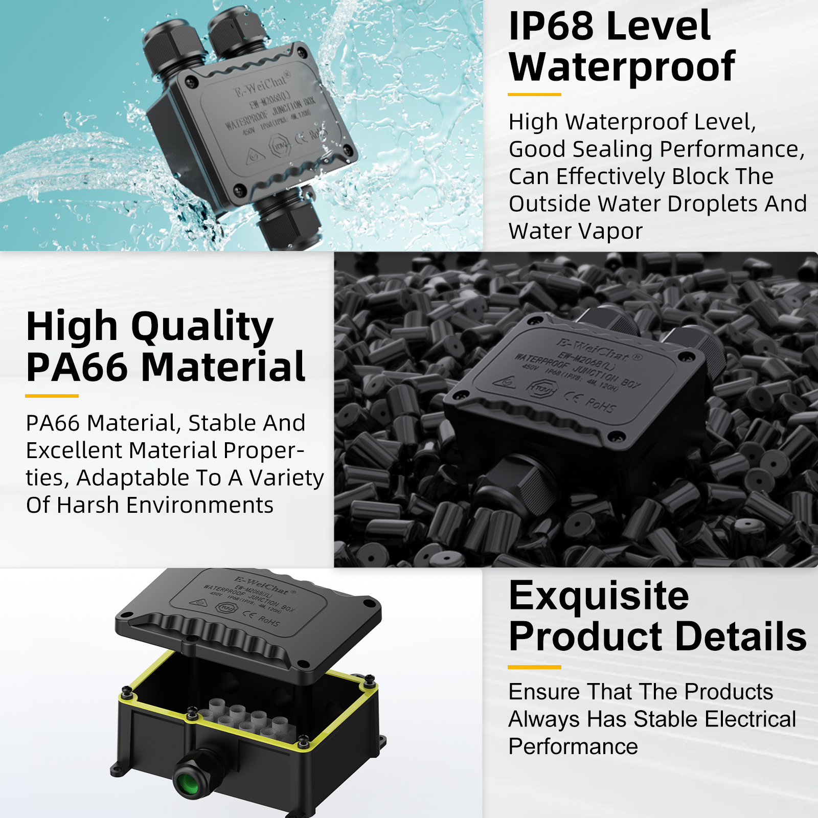 Junction Box Waterproof Electr - Outdoor Power Outlet Extension ulasan dan harga