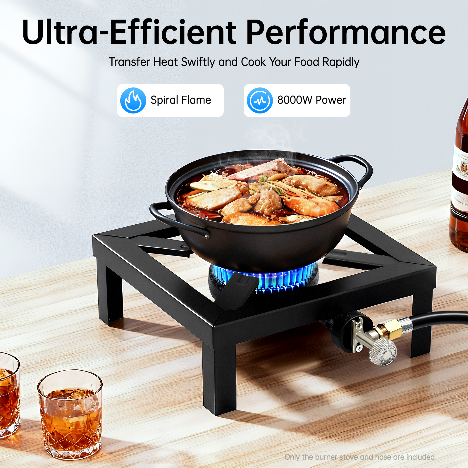 8000W High Power Camping Stove - Outdoor Power Grill ulasan dan harga