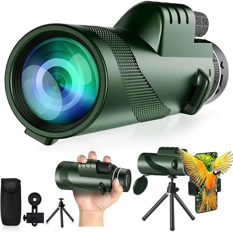 80x100 HD Monocular for Smartp - Outdoor Power Point ulasan dan harga