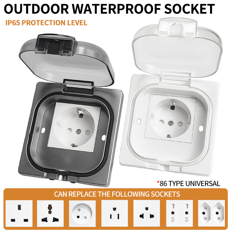 IP65 Waterproof Outdoor Socket - Outdoor Power Rack ulasan dan harga