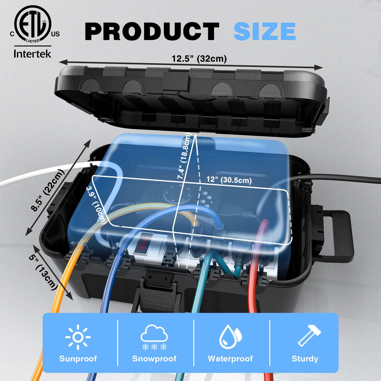 Extra Large Outdoor Electrical - Outdoor Power Outlet Extension ulasan dan harga