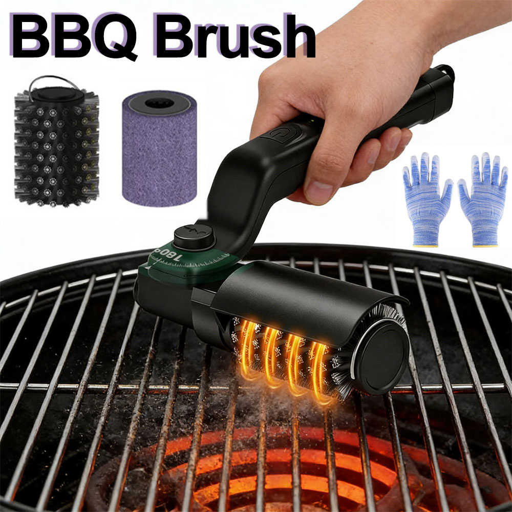 Electric Grill Brush Rechargea - Outdoor Power Grill ulasan dan harga