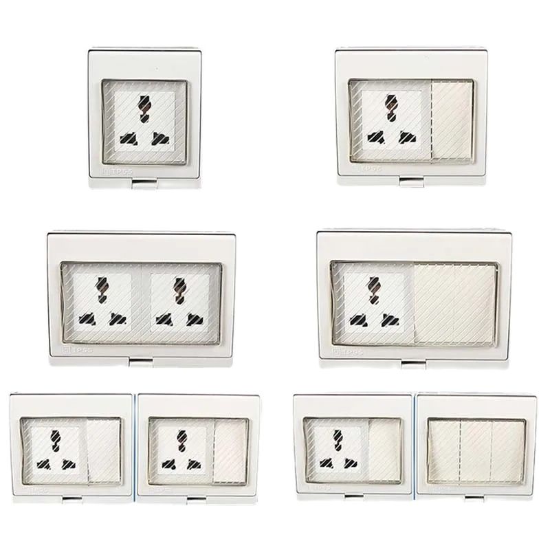 1PCS White AU UK EU US Univers - Outdoor Power Outlet Extension ulasan dan harga